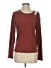 Olivia Sky Burgundy Long Sleeve Top Size S - photo 1
