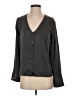 Lulus 100% Polyester Gray Long Sleeve Blouse Size XS - photo 1