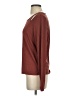 Olivia Sky Burgundy Long Sleeve Top Size S - photo 5