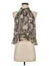 Veronica Beard 100% Silk Silver Sleeveless Silk Top Size 2 - photo 1
