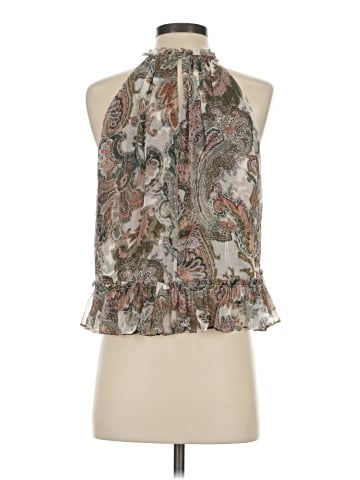 Veronica Beard Sleeveless Silk Top (view 2)
