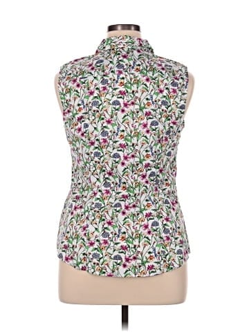Charter Club Sleeveless Button-Down Shirt (view 2)