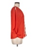 Guess 100% Polyester Orange 3/4 Sleeve Blouse Size M - photo 4