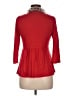 Deletta 100% Cotton Red 3/4 Sleeve Top Size M - photo 2