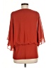 Coco Bianco 100% Polyester Red 3/4 Sleeve Blouse Size M - photo 2