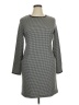 Max Studio Houndstooth Gray Casual Dress Size XL - photo 1