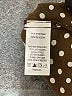 Cynthia Steffe 100% Polyester Polka Dots Brown Black Short Sleeve Blouse Size S - photo 8