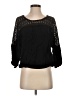 Ariat 100% Rayon Black 3/4 Sleeve Blouse Size S - photo 1