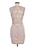 Symphony Solid Gray Cocktail Dress Size M - photo 2