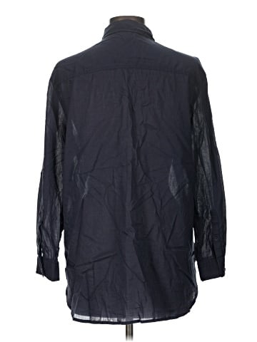 Garnet Hill 3/4 Sleeve Button-Down Shirt (view 2)
