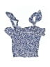 Btween 100% Cotton Blue Sleeveless Top Size 10 - photo 2