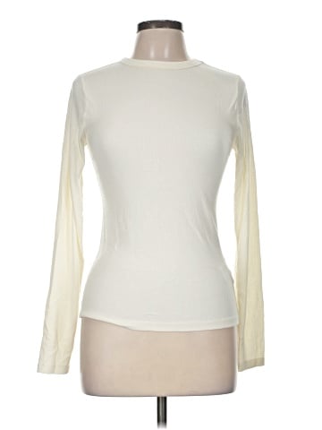 Madewell Drapey Rib Long-Sleeve Tee (view 1)