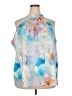 JCPenney Blue Sleeveless Blouse Size 4X - photo 1