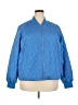 Talbots 100% Polyester Argyle Blue Jacket Size 2X - photo 1