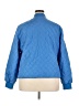 Talbots 100% Polyester Argyle Blue Jacket Size 2X - photo 2