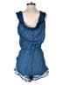 Lucky Brand 100% Cotton Solid Blue Romper Size 2 - photo 2