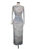 Dynamite Tie-dye Gray Casual Dress Size M - photo 1