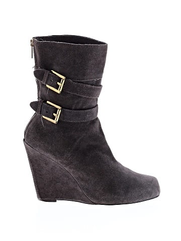 MICHAEL Michael Kors Suede Wedge Booties (view 1)
