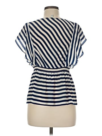 Odille Short Sleeve Silk Top (view 2)