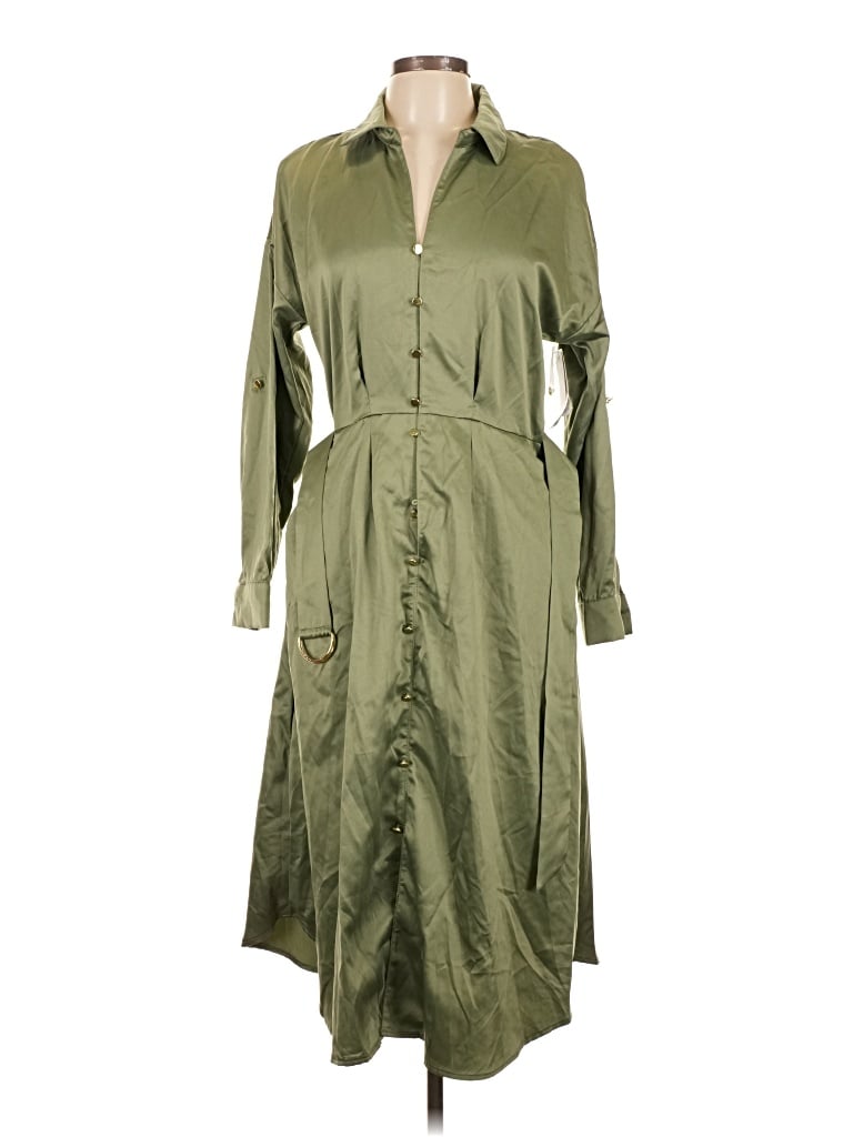 Pre-owned French Connection Casual Dress In Green