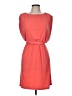 En Focus Studio Solid Orange Casual Dress Size 8 - photo 1