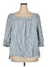Universal Thread Blue 3/4 Sleeve Blouse Size 3X - photo 1