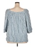 Universal Thread Blue 3/4 Sleeve Blouse Size 3X - photo 2