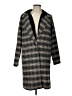MELLODAY Plaid Brown Coat Size L - photo 1