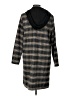 MELLODAY Plaid Brown Coat Size L - photo 2