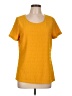 East5th Yellow Short Sleeve Top Size L - photo 1