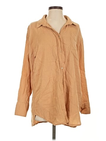 Envy 3/4 Sleeve Button-Down Shirt (view 1)