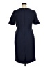 Halogen Solid Blue Casual Dress Size 14 Petite - photo 2