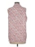 Adrianna Papell 100% Polyester Hearts Red Sleeveless Blouse Size M - photo 2