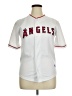 Majestic 100% Polyester White Short Sleeve T-Shirt Size 14 - 16 - photo 1