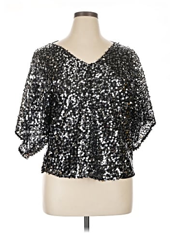 White House Black Market 3/4 Sleeve Blouse (view 1)