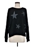 Sweet Romeo Stars Black Pullover Sweater Size M - photo 1