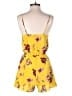 rue21 Floral Yellow Romper Size S - photo 2
