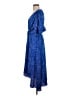 DKNY 100% Polyester Blue Cocktail Dress Size S (estimated) - photo 5