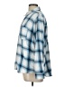 Universal Thread 100% Cotton Plaid Blue Long Sleeve Button-Down Shirt Size L - photo 5