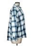 Universal Thread 100% Cotton Plaid Blue Long Sleeve Button-Down Shirt Size L - photo 4