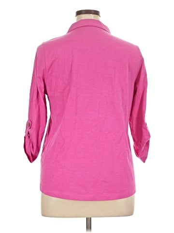 Soft Surroundings 3/4 Sleeve Button-Down Shirt (view 2)