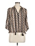 Unique Spectrum Brown 3/4 Sleeve Blouse Size M - photo 1