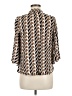 Unique Spectrum Brown 3/4 Sleeve Blouse Size M - photo 2
