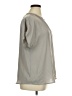 Apt. 9 100% Polyester Gray Tan Short Sleeve Blouse Size XL - photo 4