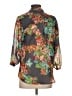 Kut from the Kloth 100% Polyester Black 3/4 Sleeve Blouse Size XS - photo 2