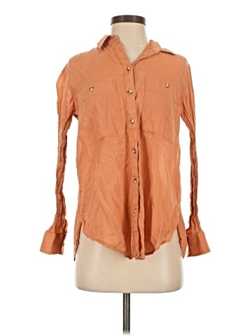 Club Monaco 3/4 Sleeve Button-Down Shirt (view 1)