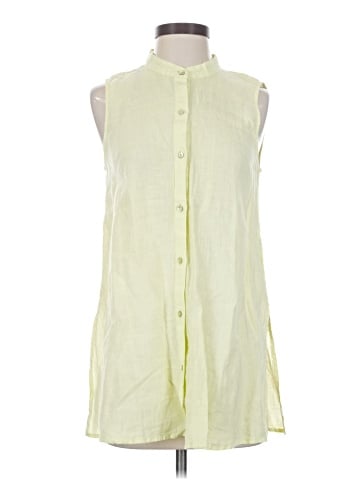 Eileen Fisher Sleeveless Button-Down Shirt (view 1)