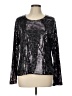 Laura Ashley Black Long Sleeve T-Shirt Size L - photo 1