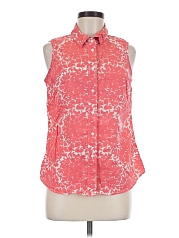 Boden Sleeveless Button-Down Shirt (view 1)