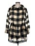 AKRIS 100% Baumwolle Checkered-gingham Gold Raincoat Size 6 - photo 1